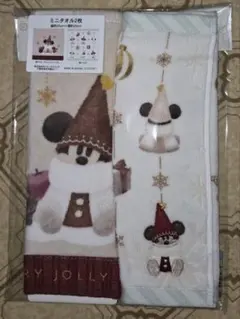 ディズニークリスマス2025 リルリンリンのミニタオル2枚セットです