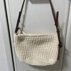 ZARA ショルダーバッグ クロシェ編み