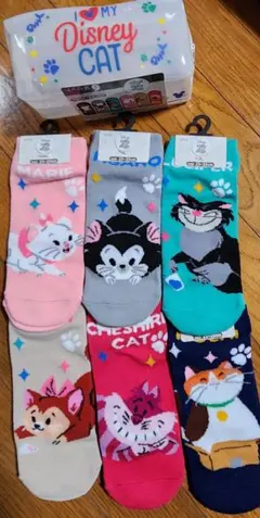 ディズニーキャラクターソックス 6足セット