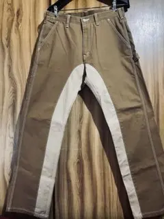 桃太郎ジーンズ ☆ 硫化 バックサテン カーゴ パンツ 7103SP W30