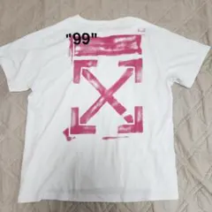 OFF-WHITE ピンク アロー Tシャツ オフホワイト t-Ace着用のサムネイル