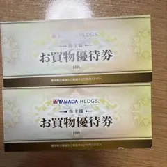 YAMADA お買物優待券 10枚セット✖️2