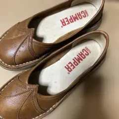 CAMPER ブラウン レザー ローファー　24cm