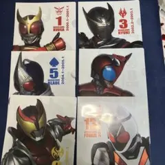 仮面ライダー　クウガ　他　クリアファイル　平成ライダー　6枚