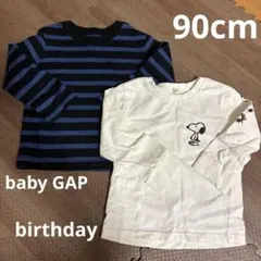 baby GAP 他 長袖カットソー 90cm 2枚セットのサムネイル