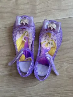 ラプンツェル サンダル 18.0cm 紫色