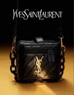 【未使用】イヴサンローラン ノベルティヴァニティポーチ/ショルダーバッグ YSL