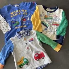 【ミキハウス】長袖3枚セット