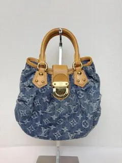 LOUIS VUITTON モノグラムデニム ミニプリーティ ハンドバッグ➕紙袋 2026年最新】ルイヴィトン モノグラムデニム ミニプリーティ