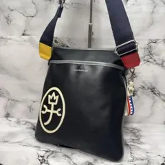極美品✨】カステルバジャック ショルダーバッグ レザー シボ革 カーキ 