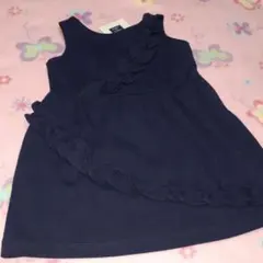 393☆Janie and Jack フリルワンピース　12-18m 80cm