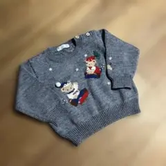 ファミリア♡くまちゃんニット セーター90
