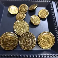 DURANTE　アンティークボタン　メンズスーツ　ジャケットボタン