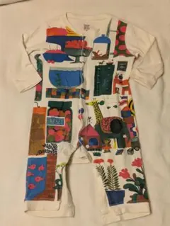 graniph きんぎょがにげた ロンパース 80