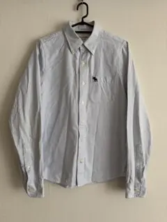 Abercrombie & Fitch ストライプ長袖シャツ M