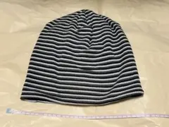 ストライプニット帽 フリーサイズ