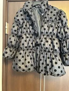 メゾピアノドット柄ダウンコート　130センチ