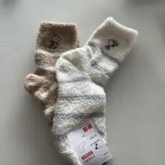 新品未使用 タグ付き ユニクロ スヌーピー ソックス 2足組