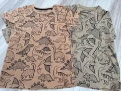 キッズ☆恐竜柄 Tシャツ 2枚セット