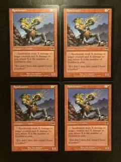 MTG EN 火花鍛冶/Sparksmith 4枚まとめ売り