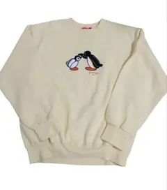 ピングー キャラクター スウェット Mサイズ ライトイエロー