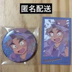 忍たま　プリズムパターン　缶バッジ　イラストカード　竹谷