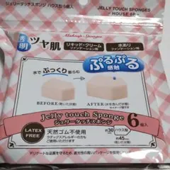 ロージーローザ ジェリータッチスポンジ ハウス型6P 6個入