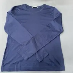 aquascutum ネイビー 長袖Tシャツ 11号