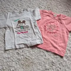 サイズ90HusHusH キッズ Tシャツ 2枚セットのサムネイル