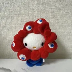 ハローキティ ミャクミャク カラビナつきぬいぐるみ