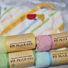 サクラクレパス タオルハンカチ4枚セットのサムネイル