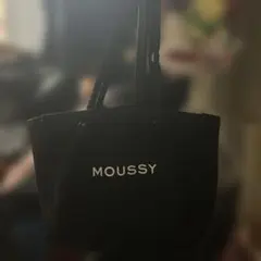 MOUSSY ブラック トートバッグ