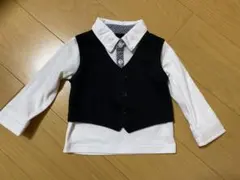 フォーマル ベスト付きシャツ 80