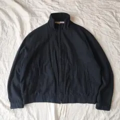 uk vintage 英国製 ハリントンジャケット 黒 ブラック XL 古着 英国王室のお墨付き♪】Begin社長も惚れた“キンロック