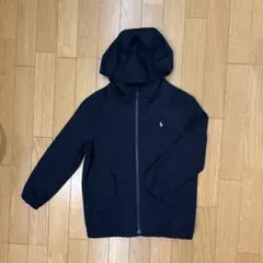 ポロ　ラルフローレン 紺色フード付きジャケット（130cm）