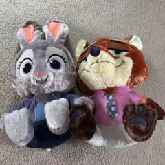 ジュディ・ホップス ニック・ワイルド ぬいぐるみ