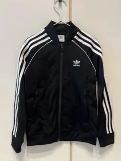 【お値下げ】アディダス　ジャージ　130センチ　ブラック　キッズ