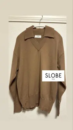 11/30まで値下げ！SLOBEIENA Vネック襟付きニット