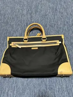 新年限定価格‼️Paul Smith ビジネスバッグ 黒ナイロン/ベージュ革