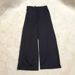 モノマート　イージーパンツ　ワイドパンツ　グレー　M 試着のみ　ウエストゴム