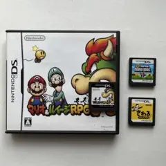 DS マリオ 3本 マリオ＆ルイージRPG 3!!! ニュースーパーマリオ