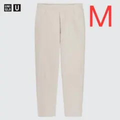 値下げ UNIQLO U フレンチリブパンツ M ライトグレー