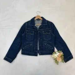 デニムジャケット(M)/Gジャン コットン100%✨ 羽織り アウター