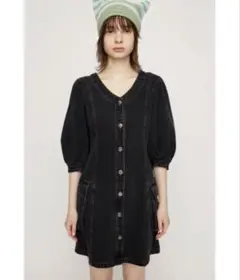 SLY✨ V NECK DENIM ヴイネック デニム ショート ワンピース