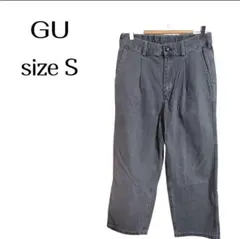 11/16迄最終再値下げ【早い者勝ち♡】ジーユー☆メンズ　デニムバギースラックス