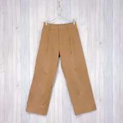 【ユニクロ】ワイドチノパンツ カジュアル ゆったり 無地 シンプルデザイン