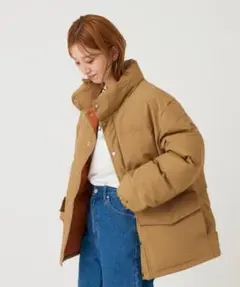 美品　 B.C STOCK オーバーサイズ スタンドカラー ダウンジャケット