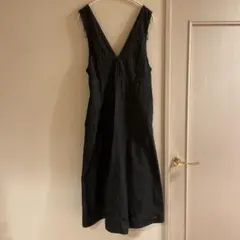 デニムジャンパースカート ロングワンピース