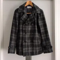 【 HARE 】メンズ Pコート ウールコート M