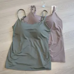 UNIQLO　エアリズム　ブラキャミソール　L
